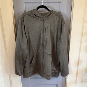 Men's Charcoal Zip-Up Sweater